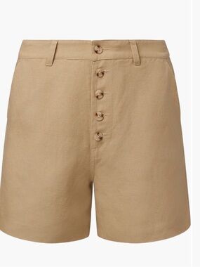 Onia Air Linen boyfriend shorts